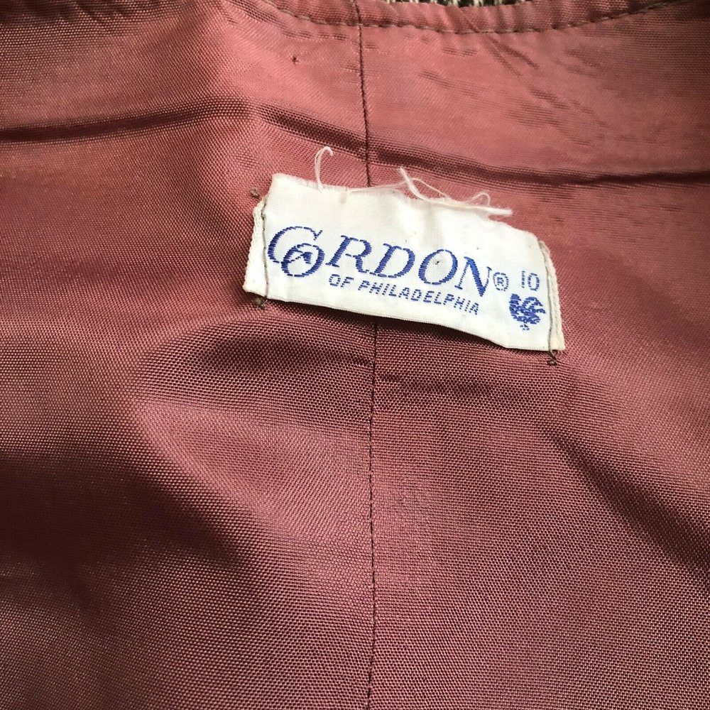 Gordon of Philadelphia Women's Wool Vest sz 10 - Picture 7 of 10